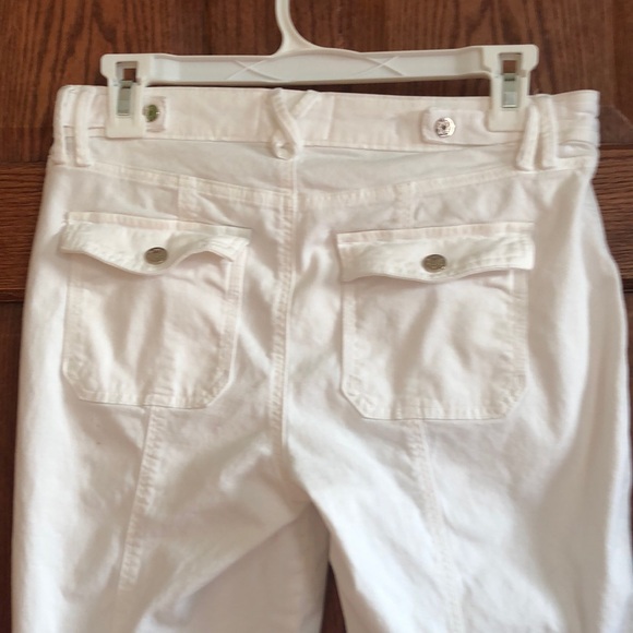 White House Black Market White Straight Leg Jeans - Picture 3 of 8